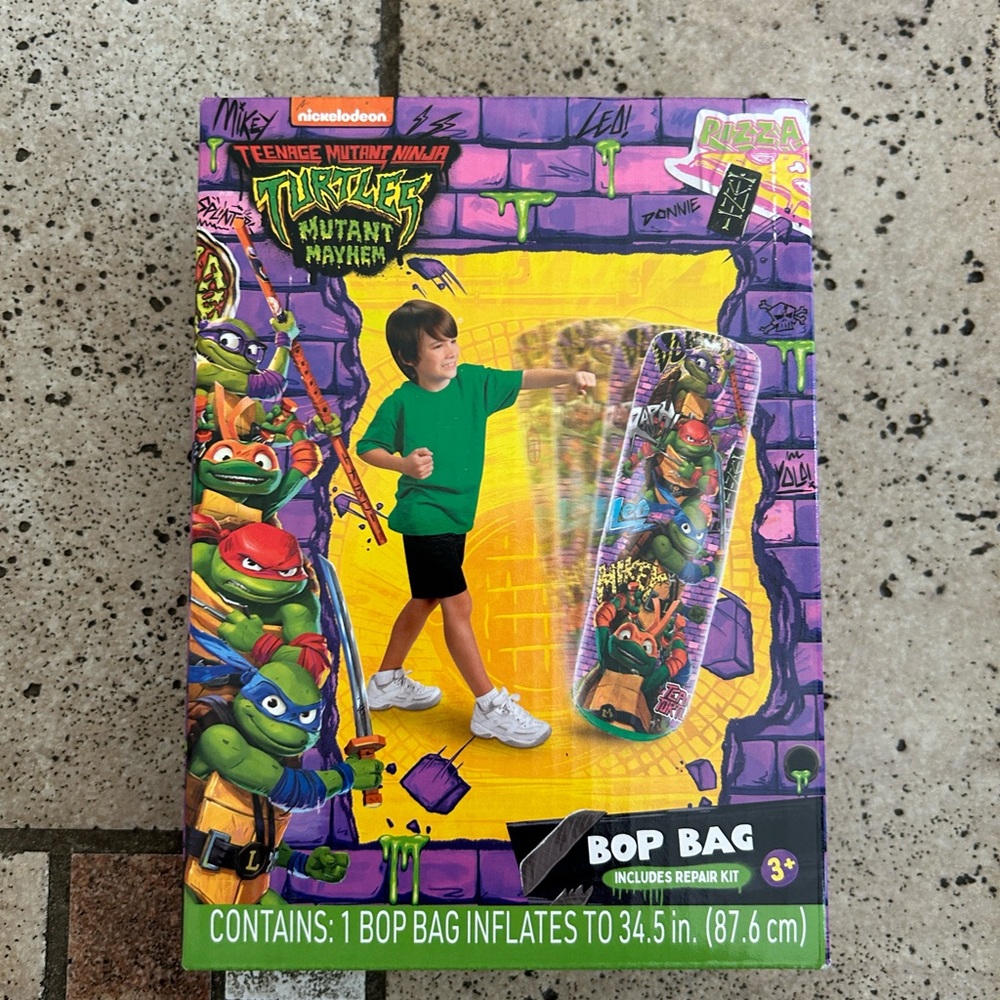 NWT Ninja turtle bop bag